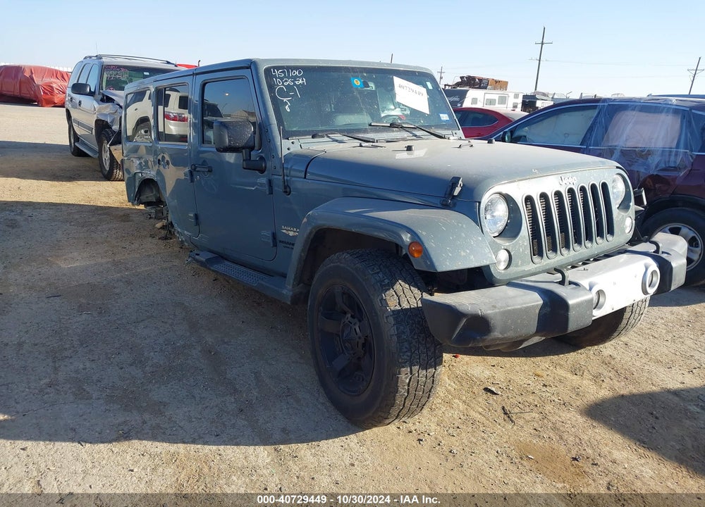 2015 JEEP WRANGLER UNLIMITED SAHARA VIN: 1C4BJWEGXFL717883