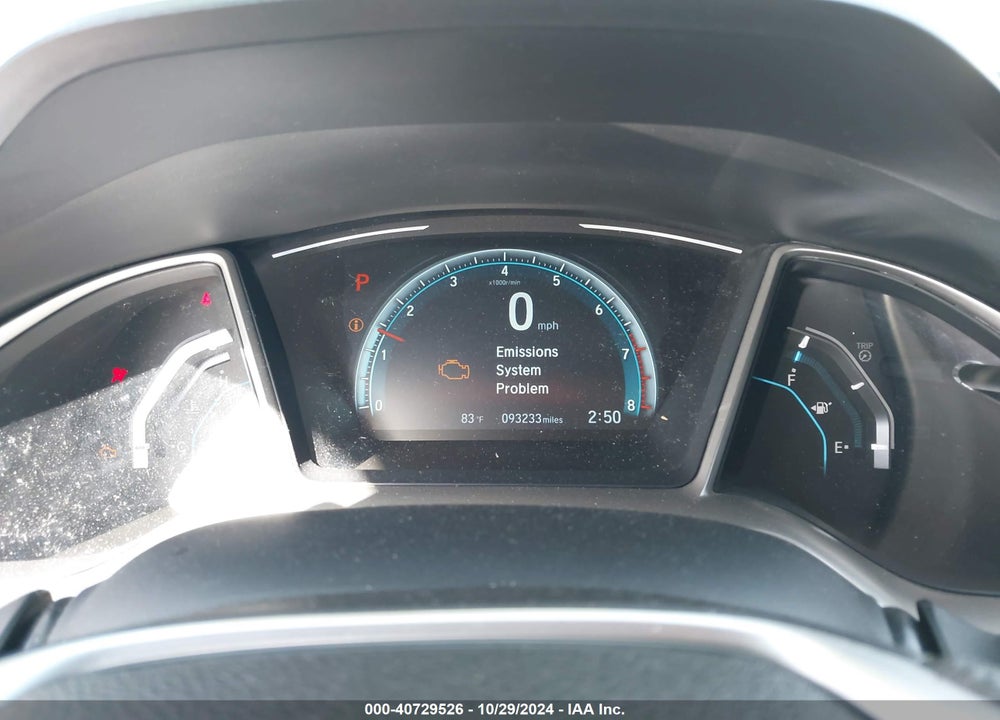 2017 HONDA CIVIC EX VIN: 19XFC2F75HE006753