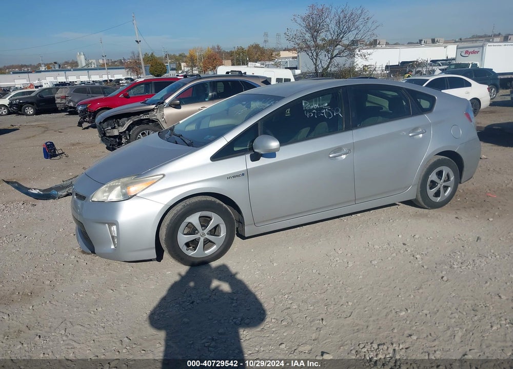 2012 TOYOTA PRIUS TWO VIN: JTDKN3DU5C5467608