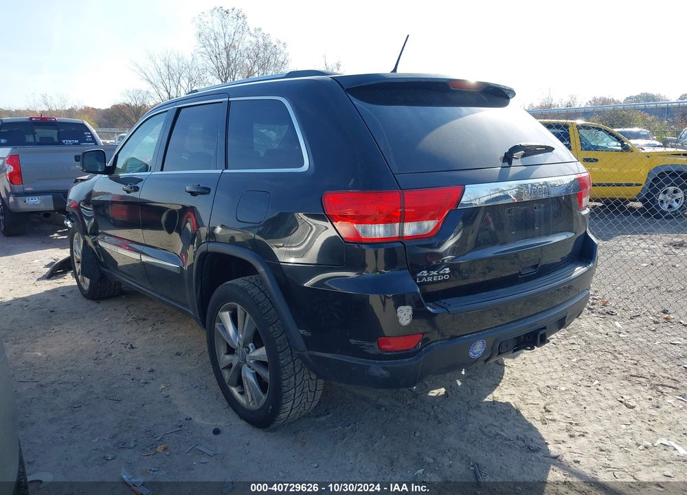 2012 JEEP GRAND CHEROKEE LAREDO VIN: 1C4RJFAGXCC351598