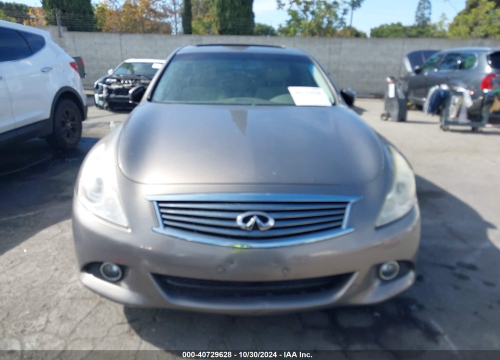 2012 INFINITI G37 JOURNEY VIN: JN1CV6AP0CM627455
