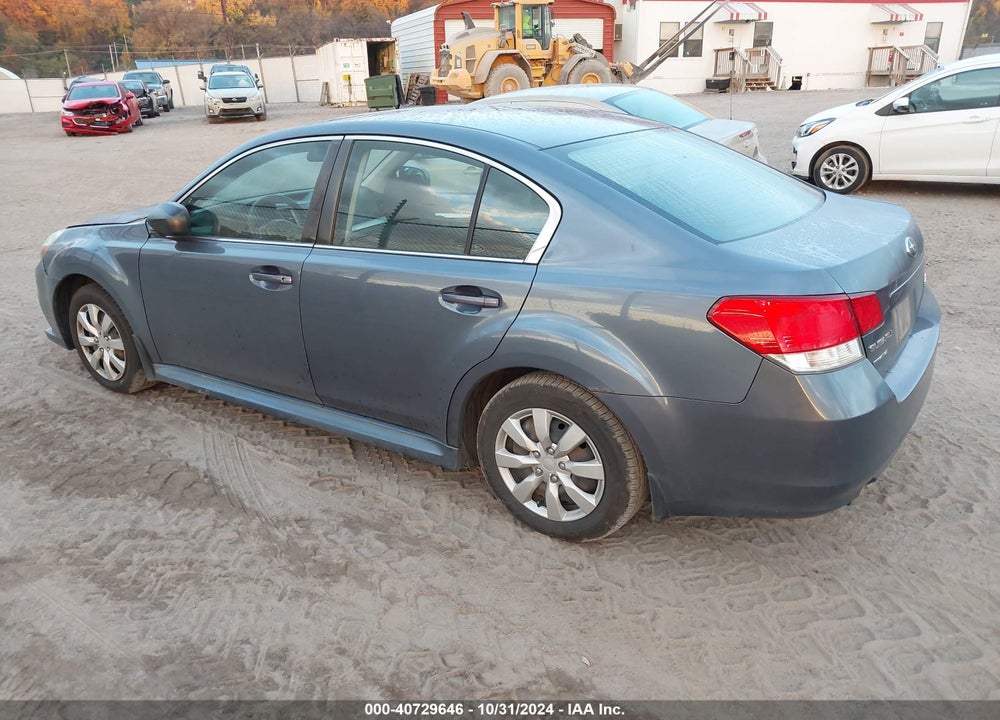 2013 SUBARU LEGACY 2.5I VIN: 4S3BMCA68D3041322