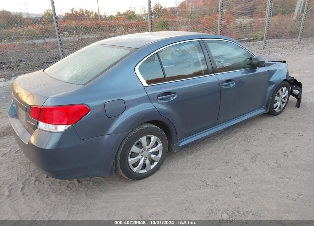 2013 SUBARU LEGACY 2.5I VIN: 4S3BMCA68D3041322