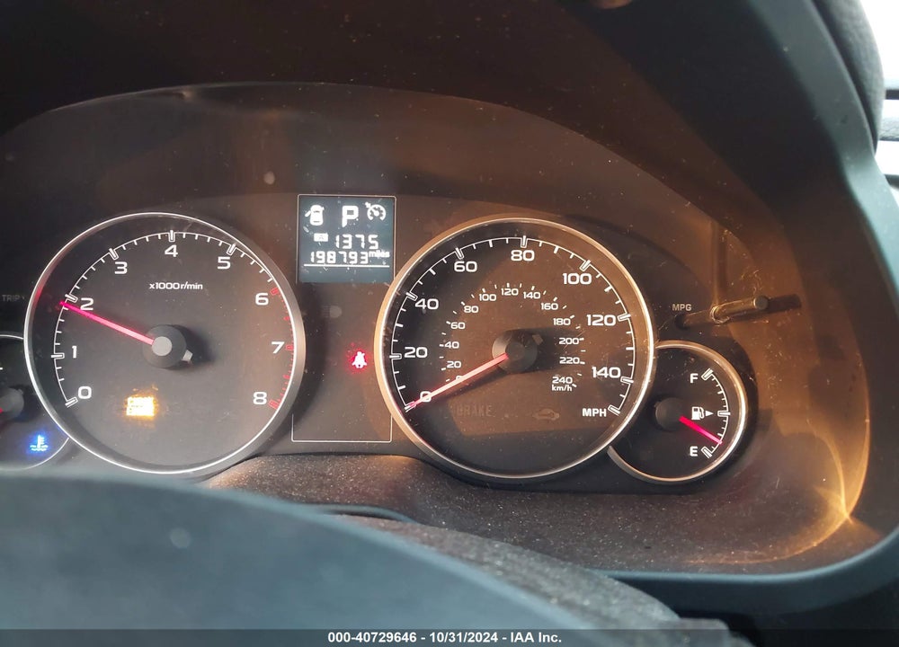2013 SUBARU LEGACY 2.5I VIN: 4S3BMCA68D3041322