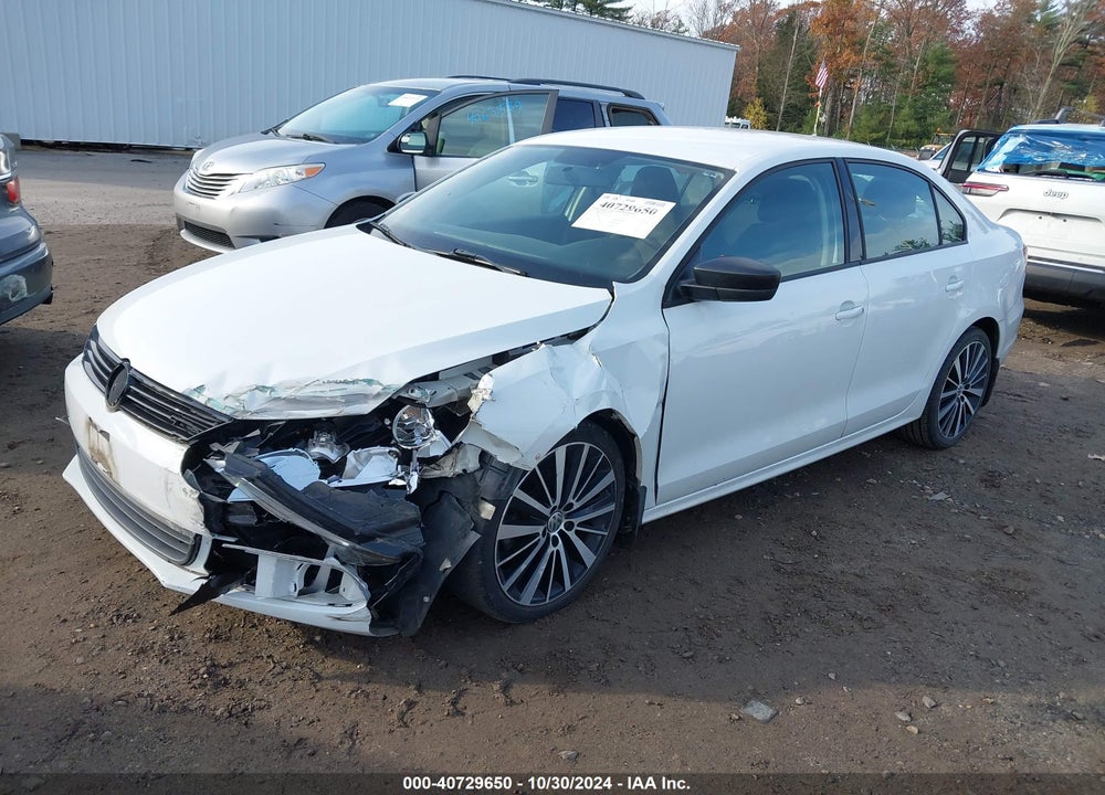 2014 VOLKSWAGEN JETTA 2.0L S VIN: 3VW1K7AJ9EM433834