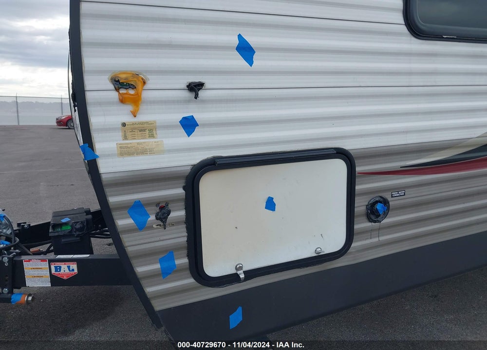 2020 BRAXTON CREEK TRAVEL TRAILER VIN: 7HFB1KK21L17G0418