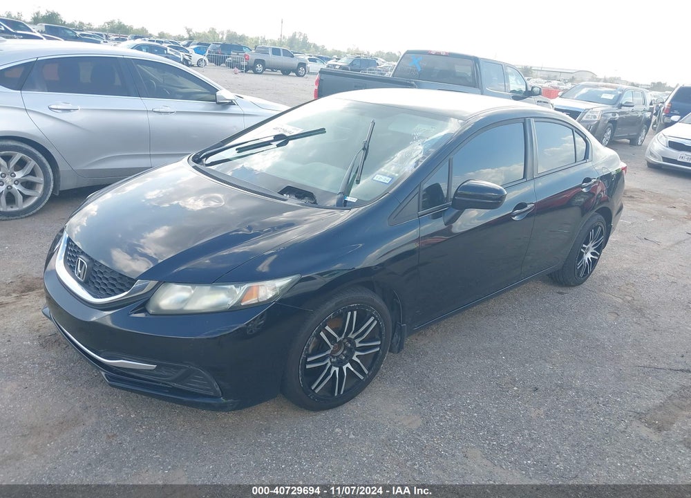 2015 HONDA CIVIC LX VIN: 19XFB2F53FE076427