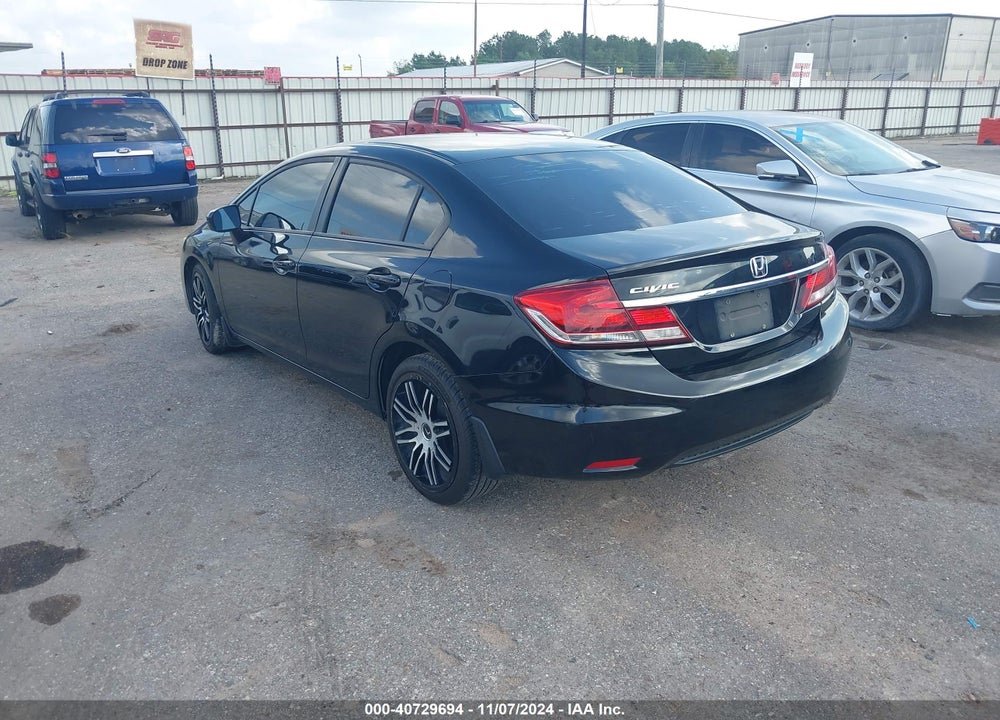 2015 HONDA CIVIC LX VIN: 19XFB2F53FE076427
