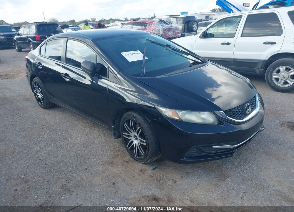 2015 HONDA CIVIC LX VIN: 19XFB2F53FE076427