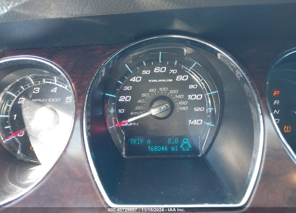 2012 FORD TAURUS SEL VIN: 1FAHP2EW3CG109321