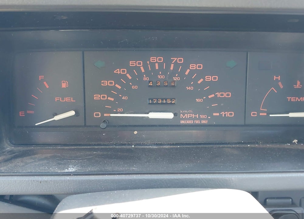 1987 MAZDA B2000 CAB PLUS VIN: JM2UF3118H0520205