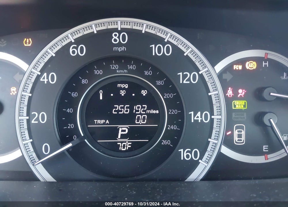 2013 HONDA ACCORD EX-L VIN: 1HGCR2F80DA044058