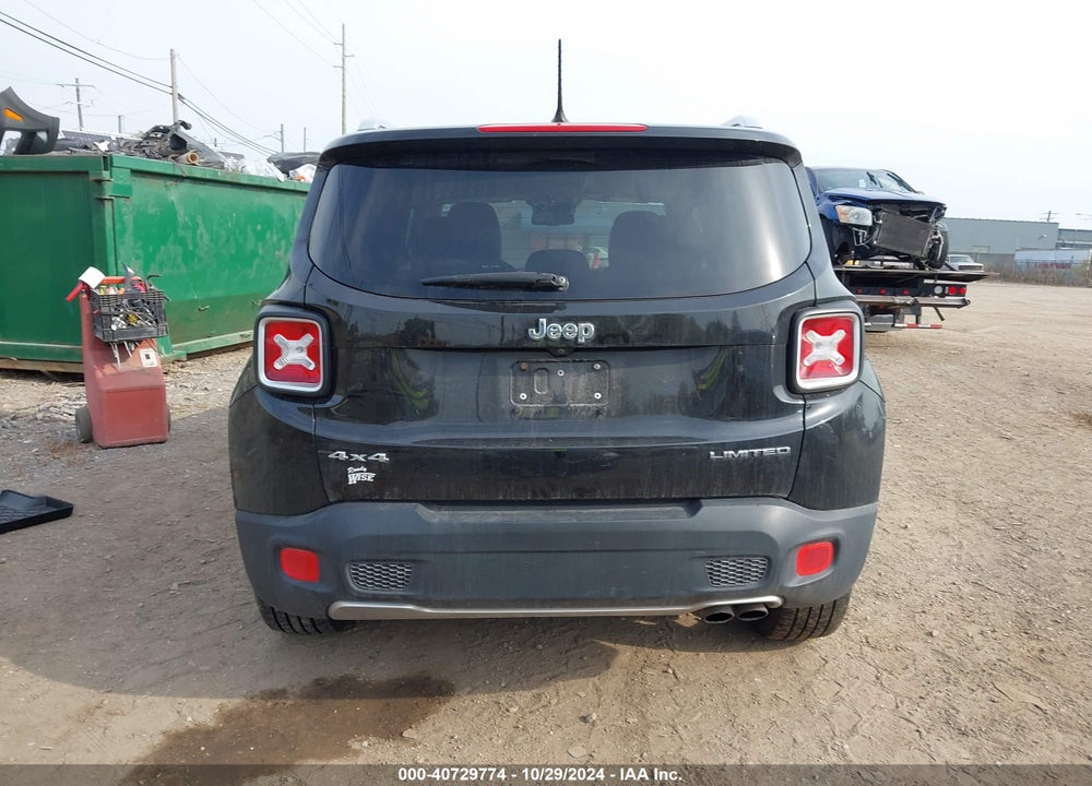 2015 JEEP RENEGADE LIMITED VIN: ZACCJBDT0FPB68363