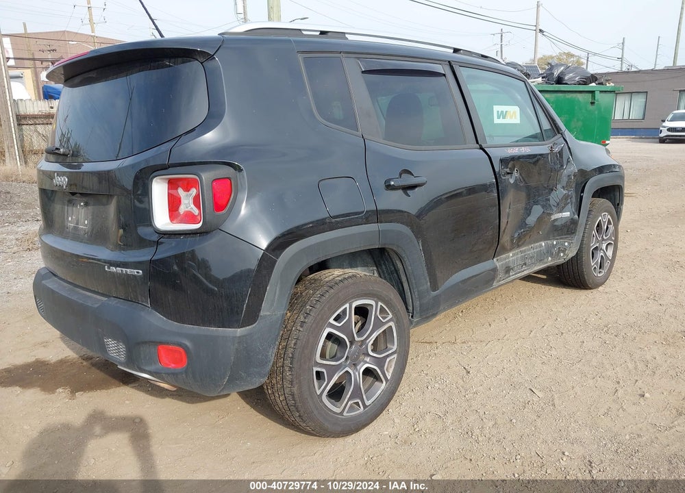 2015 JEEP RENEGADE LIMITED VIN: ZACCJBDT0FPB68363