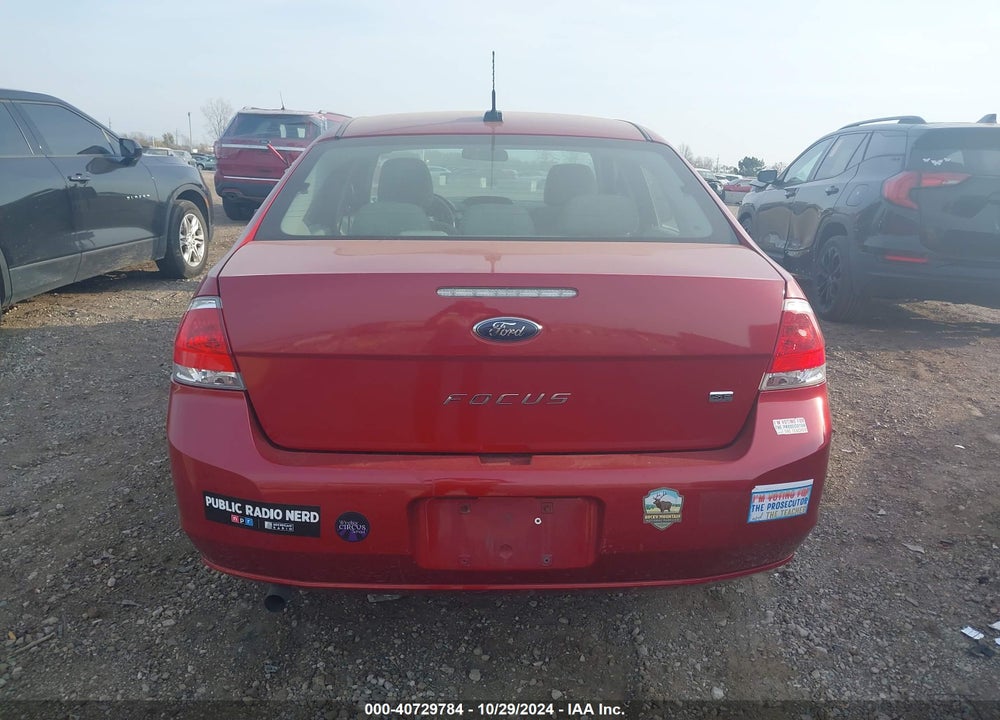2011 FORD FOCUS SE VIN: 1FAHP3FN0BW163529