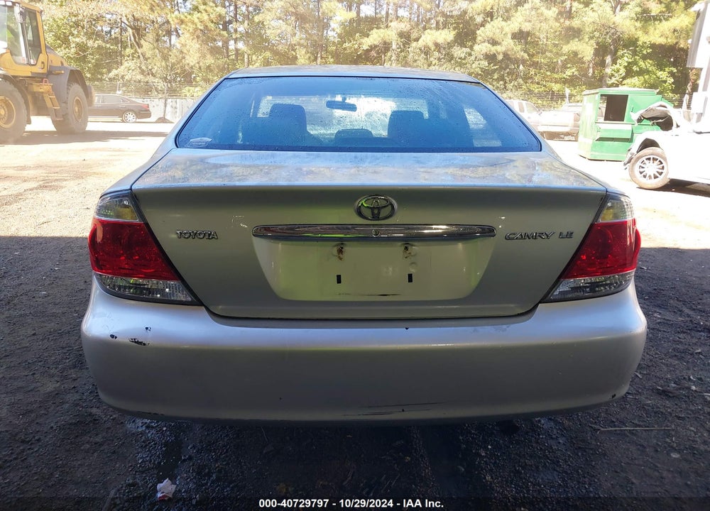2005 TOYOTA CAMRY LE VIN: 4T1BE32K85U990675