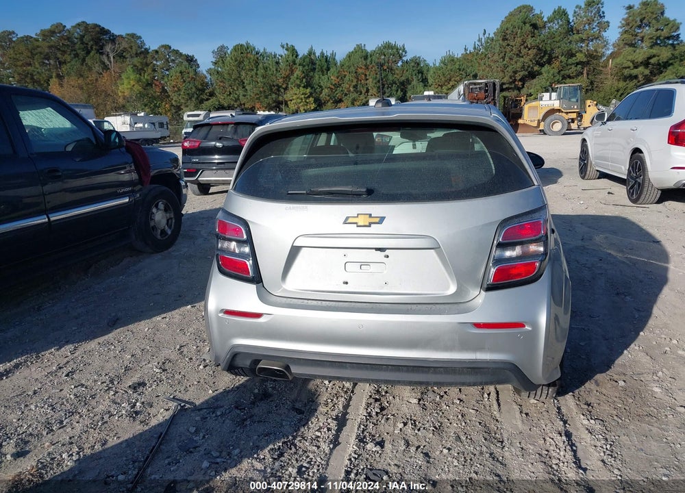 2020 CHEVROLET SONIC FWD  1FL 5-DOOR VIN: 1G1JG6SB8L4119292