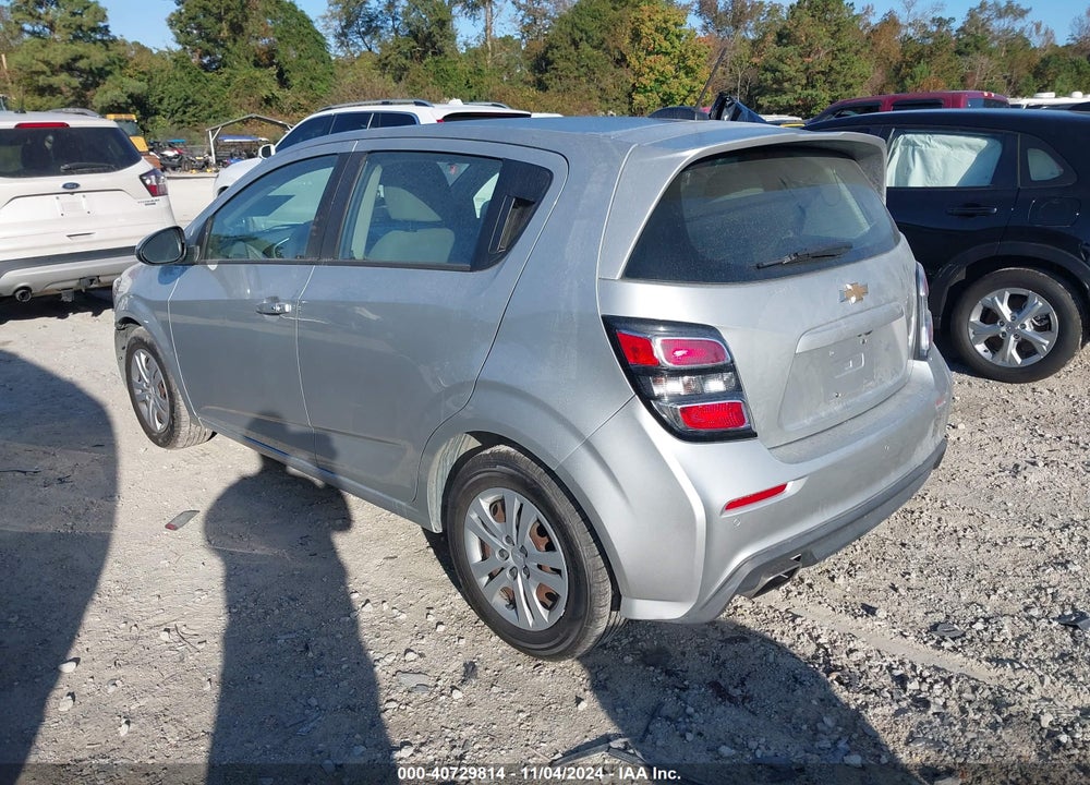 2020 CHEVROLET SONIC FWD  1FL 5-DOOR VIN: 1G1JG6SB8L4119292