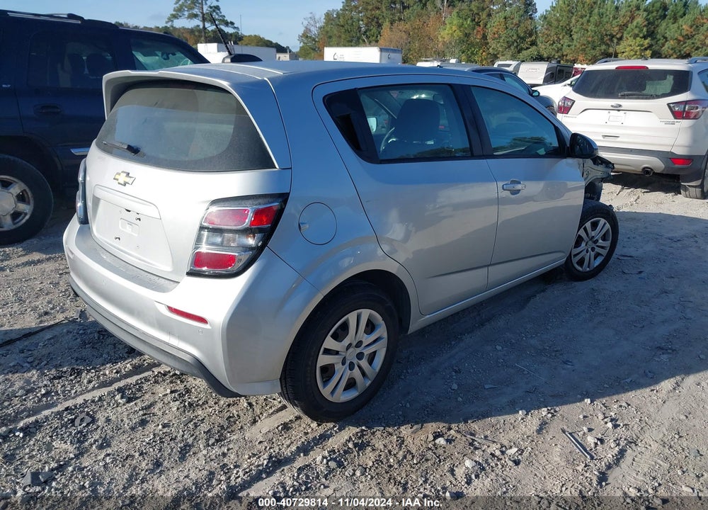 2020 CHEVROLET SONIC FWD  1FL 5-DOOR VIN: 1G1JG6SB8L4119292