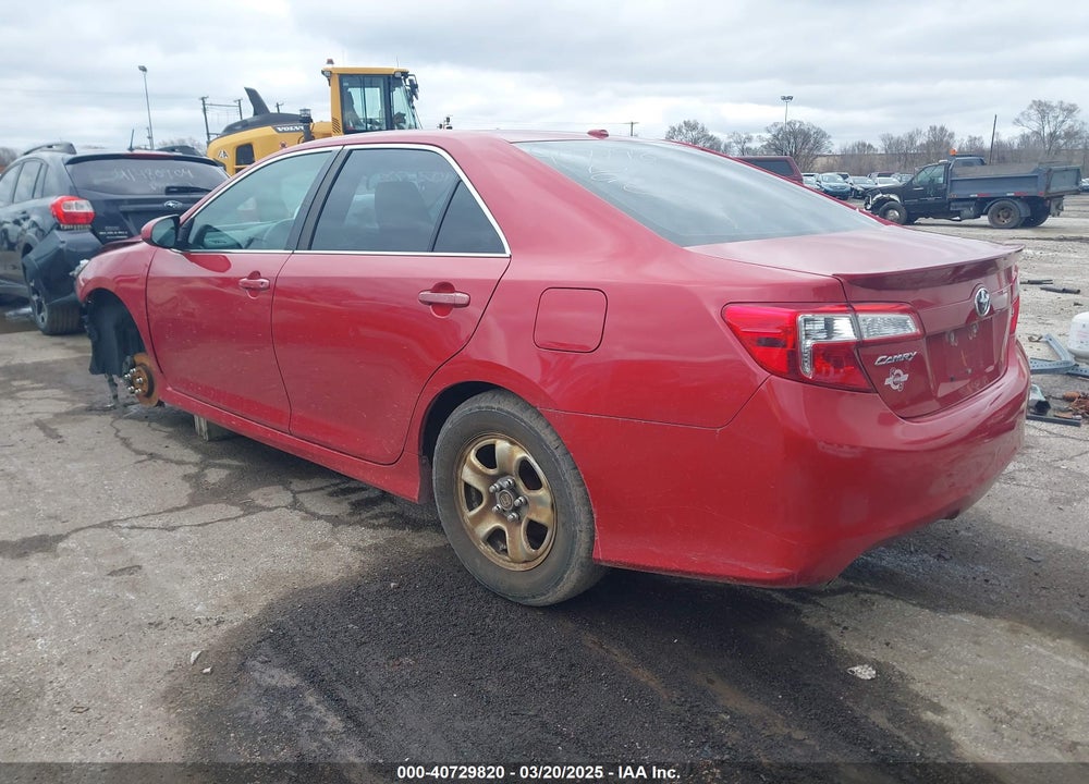2012 TOYOTA CAMRY VIN: 4T1BK1FK7CU514020