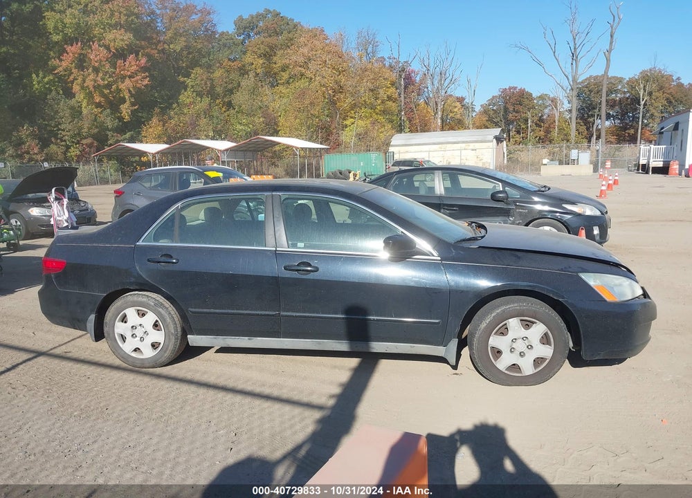 2005 HONDA ACCORD 2.4 LX VIN: 1HGCM56405A099530