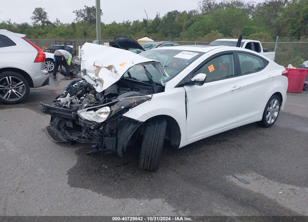 2013 HYUNDAI ELANTRA LIMITED VIN: 5NPDH4AE5DH247468