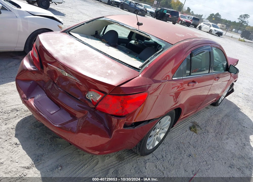 2010 CHRYSLER SEBRING VIN: 1C3CC5FB6AN224151