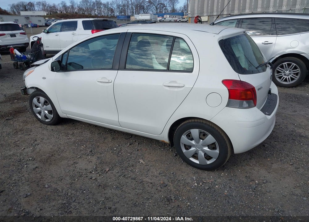 2010 TOYOTA YARIS VIN: JTDKT4K30A5316663