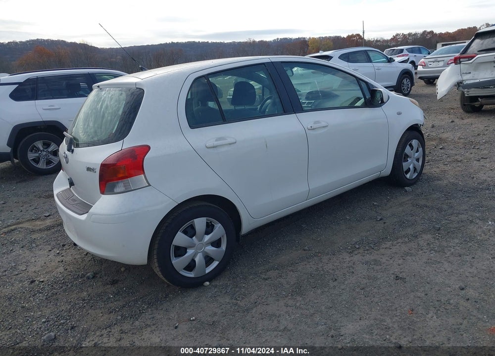 2010 TOYOTA YARIS VIN: JTDKT4K30A5316663