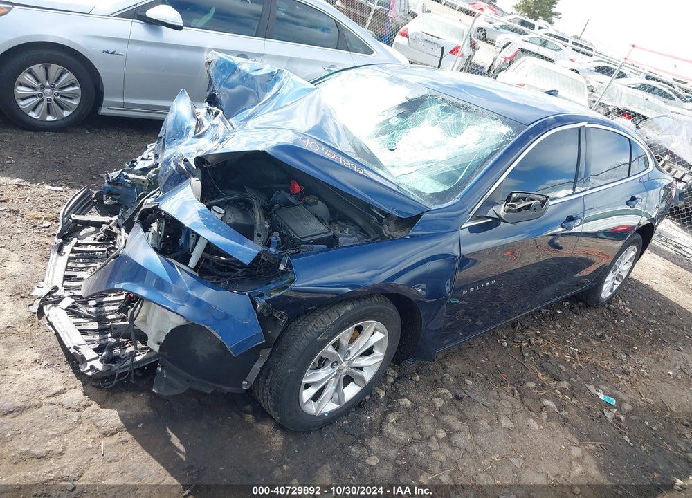 2020 CHEVROLET MALIBU FWD LT VIN: 1G1ZD5ST4LF112942