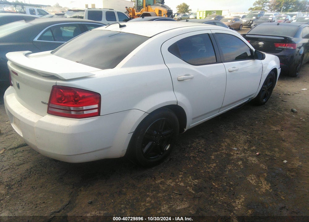 2008 DODGE AVENGER SXT VIN: 1B3LC56JX8N144429