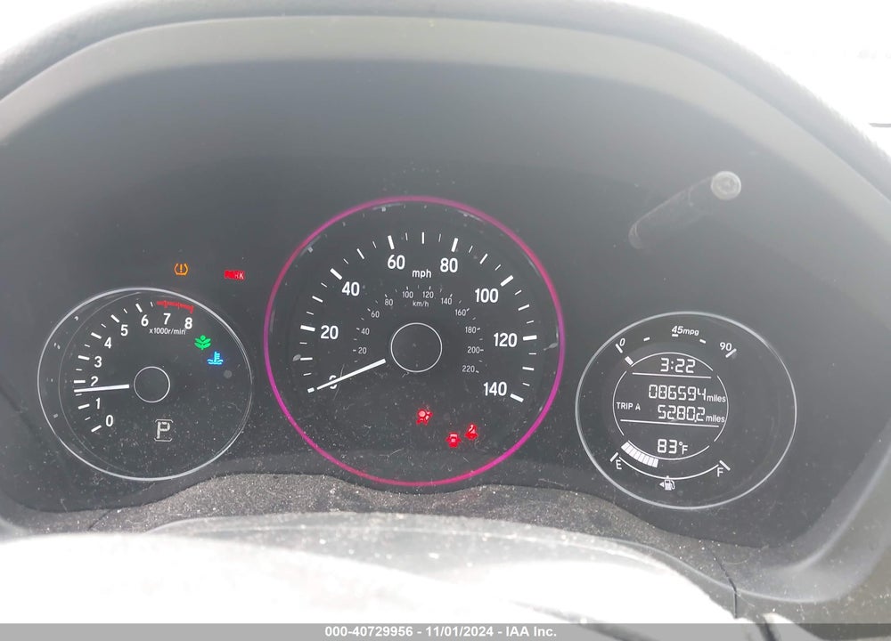 2018 HONDA HR-V LX VIN: 3CZRU5H34JG701736