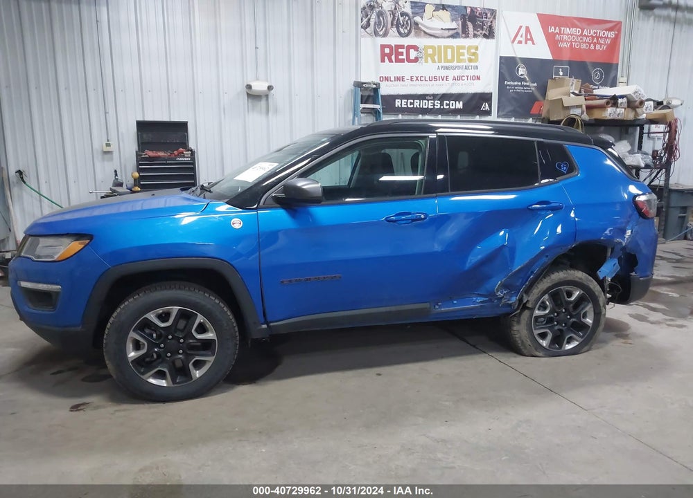 2018 JEEP COMPASS TRAILHAWK 4X4 VIN: 3C4NJDDB9JT231750