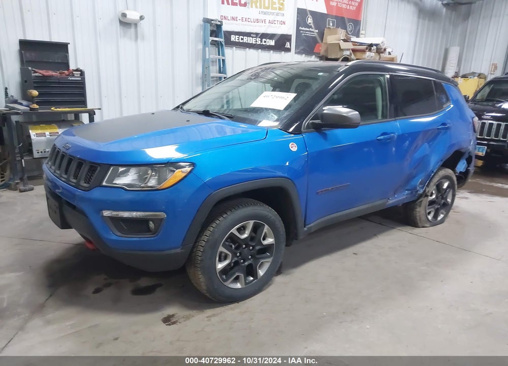 2018 JEEP COMPASS TRAILHAWK 4X4 VIN: 3C4NJDDB9JT231750