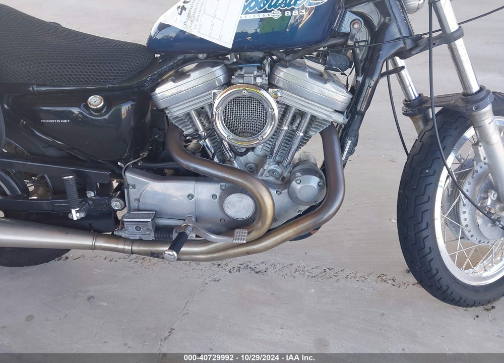1998 HARLEY-DAVIDSON XL883 HUGGER VIN: 1HD4CEM12WK118099