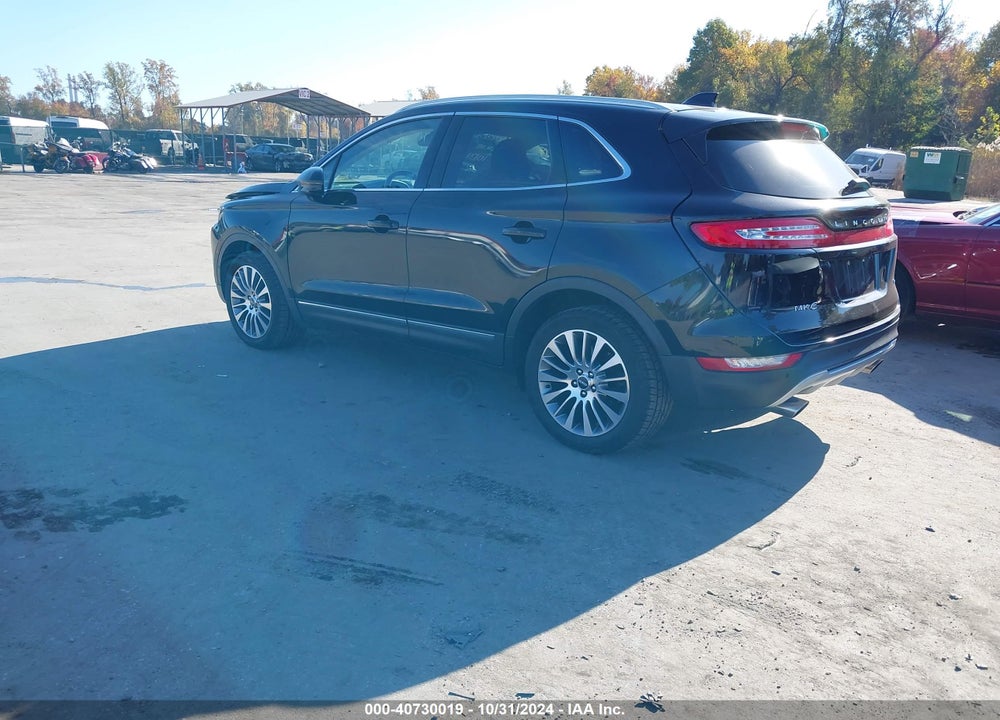 2017 LINCOLN MKC RESERVE VIN: 5LMCJ3D95HUL55652
