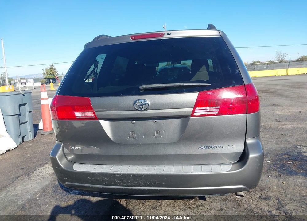 2004 TOYOTA SIENNA LE VIN: 5TDZA23C04S199592