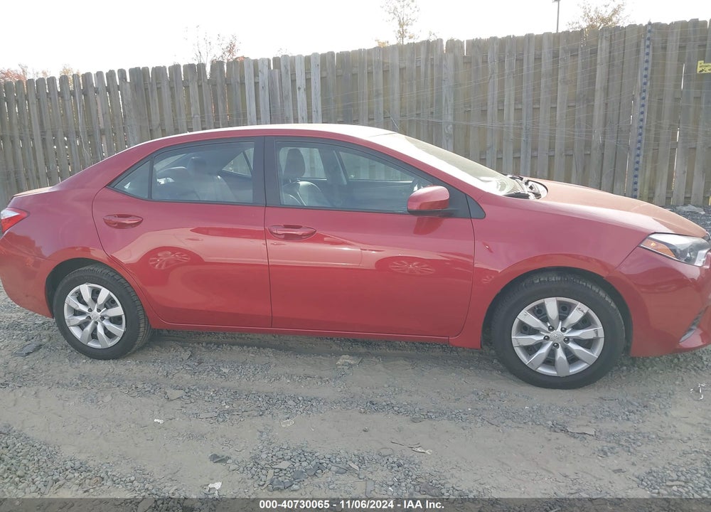 2016 TOYOTA COROLLA LE VIN: 2T1BURHE9GC538195