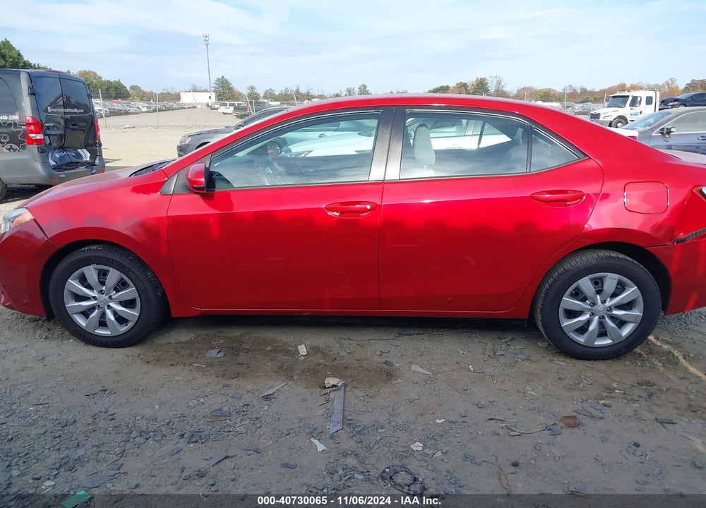2016 TOYOTA COROLLA LE VIN: 2T1BURHE9GC538195