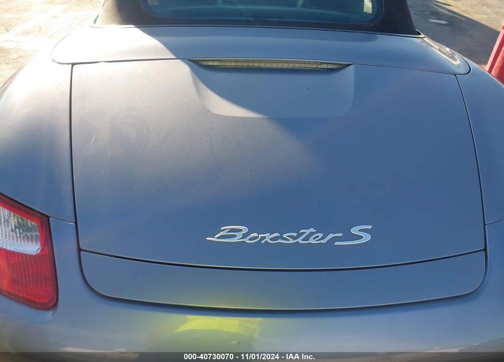 2005 PORSCHE BOXSTER S VIN: WP0CB29815S730569