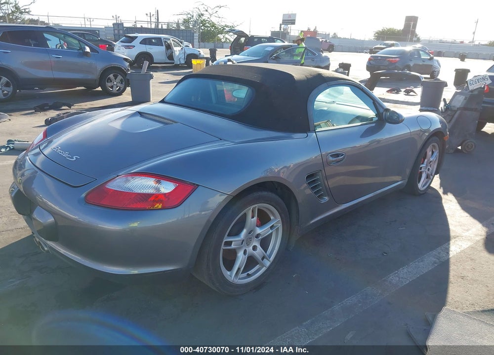 2005 PORSCHE BOXSTER S VIN: WP0CB29815S730569