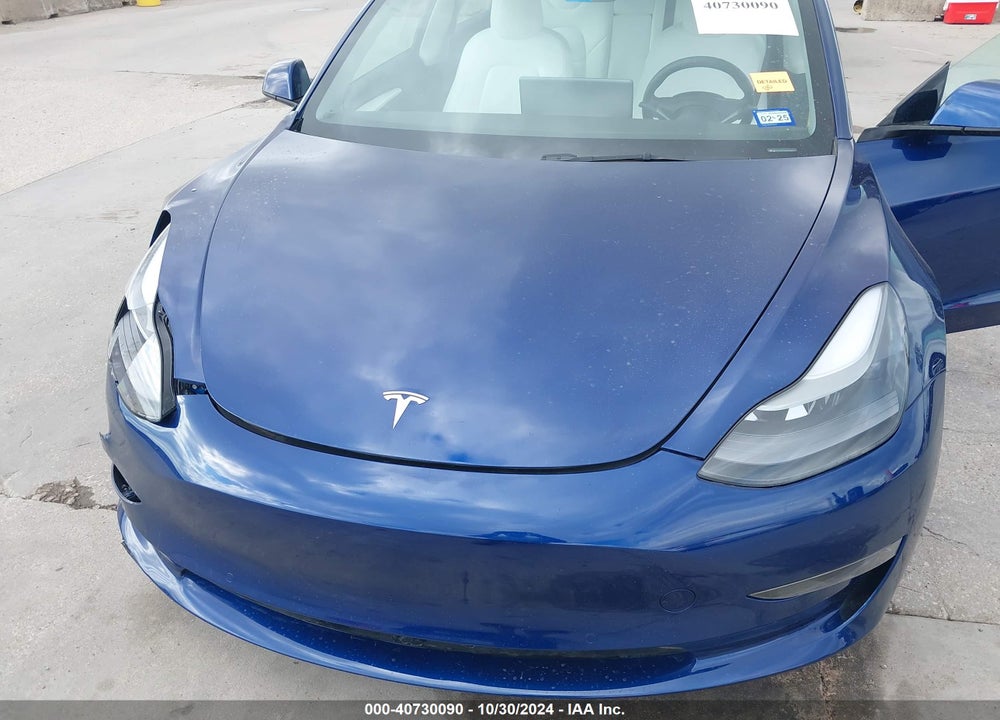 2022 TESLA MODEL 3 PERFORMANCE DUAL MOTOR ALL-WHEEL DRIVE VIN: 5YJ3E1EC8NF163172