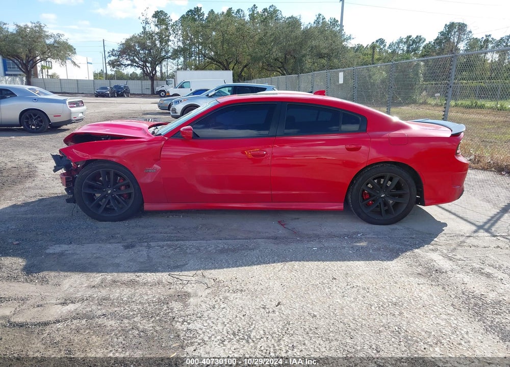 2019 DODGE CHARGER SCAT PACK RWD VIN: 2C3CDXGJ8KH588600