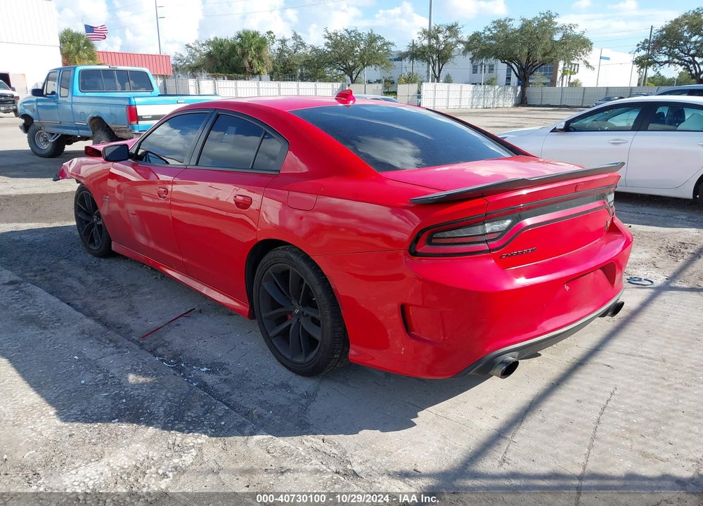 2019 DODGE CHARGER SCAT PACK RWD VIN: 2C3CDXGJ8KH588600
