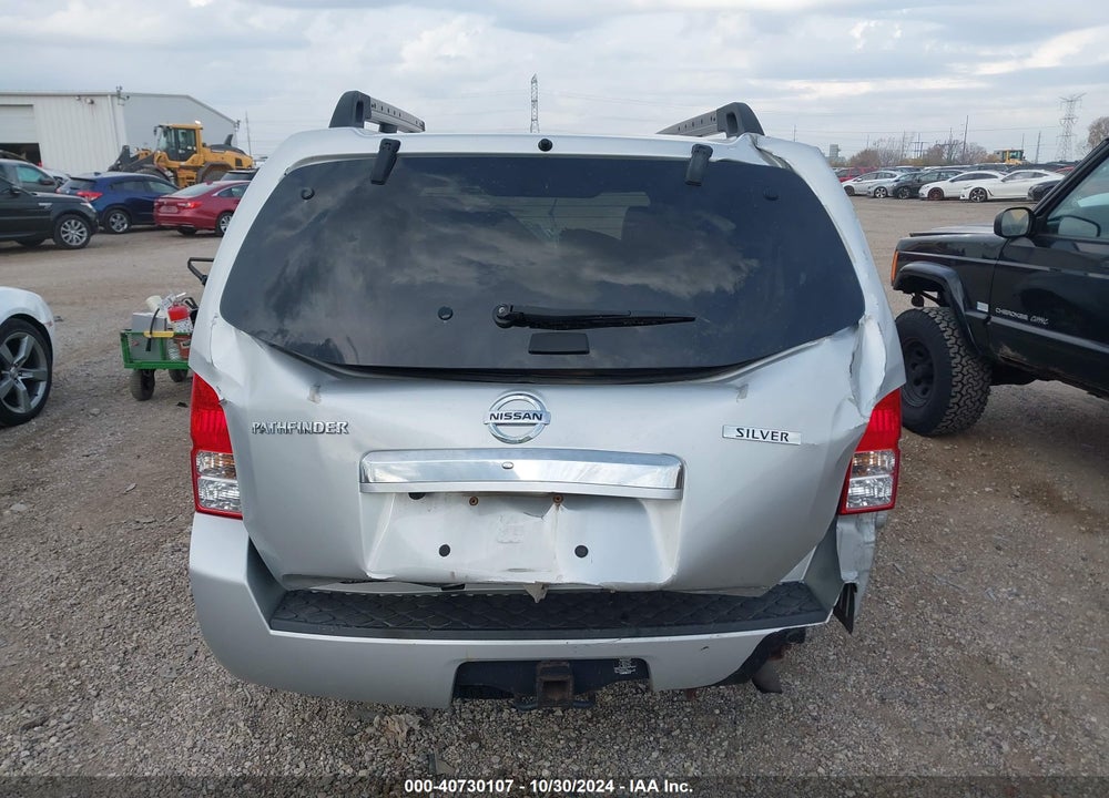 2012 NISSAN PATHFINDER SILVER VIN: 5N1AR1NB0CC637463