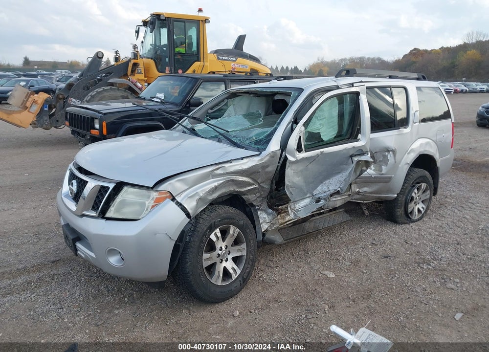 2012 NISSAN PATHFINDER SILVER VIN: 5N1AR1NB0CC637463