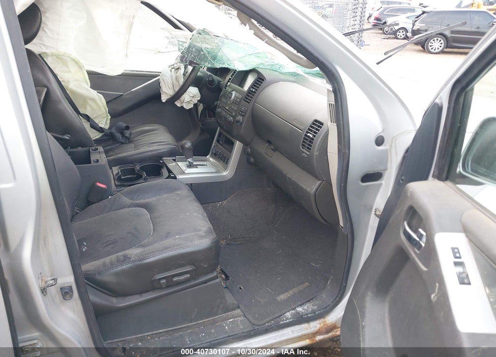 2012 NISSAN PATHFINDER SILVER VIN: 5N1AR1NB0CC637463