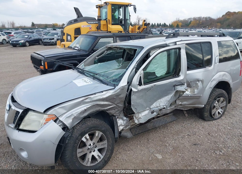 2012 NISSAN PATHFINDER SILVER VIN: 5N1AR1NB0CC637463