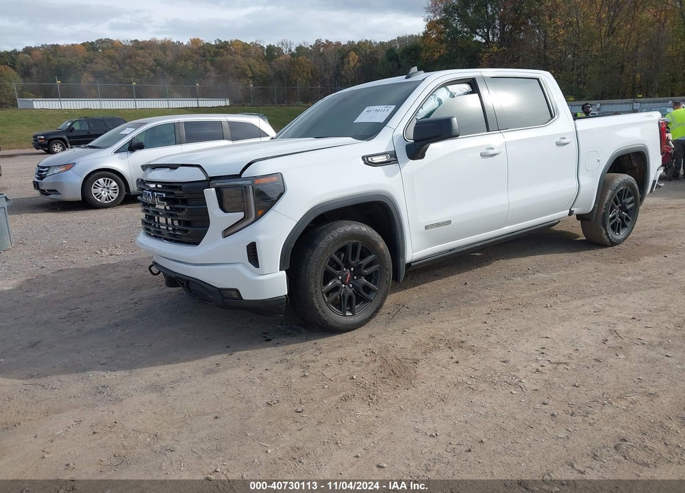 2023 GMC SIERRA 1500 4WD SHORT BOX ELEVATION WITH 3SB VIN: 3GTUUCE88PG101072