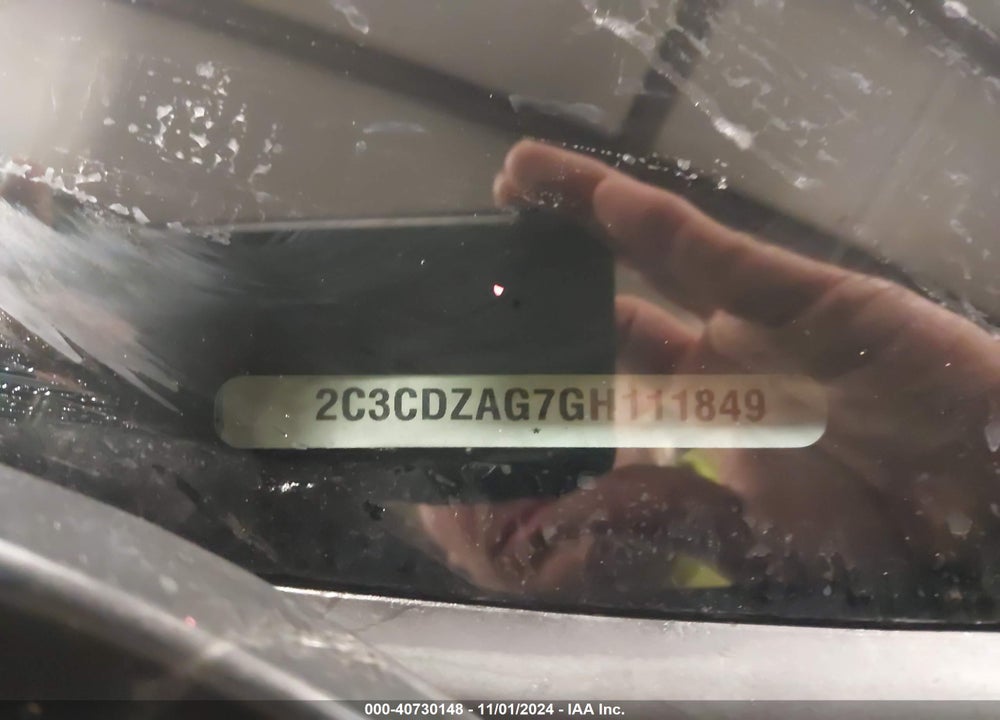 2016 DODGE CHALLENGER SXT PLUS VIN: 2C3CDZAG7GH111849